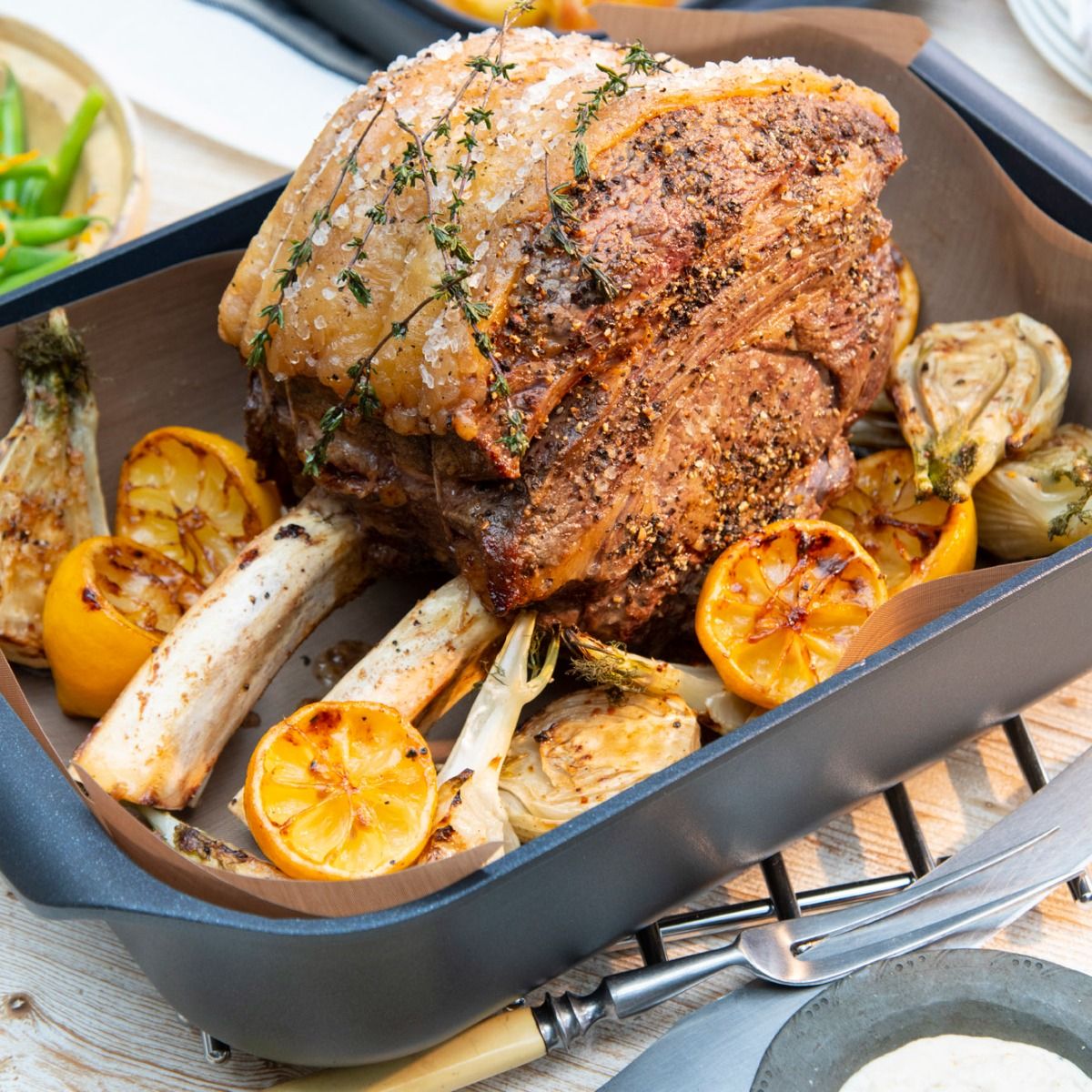 AGA Cast Aluminum Roaster with Griddle Lid